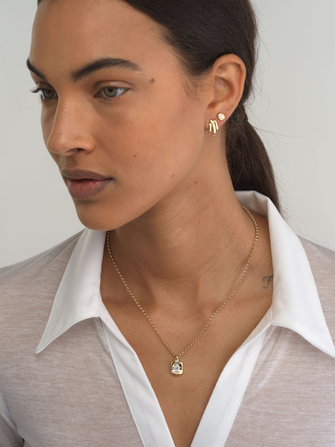 0.50ct Nebula Necklace in White Gold