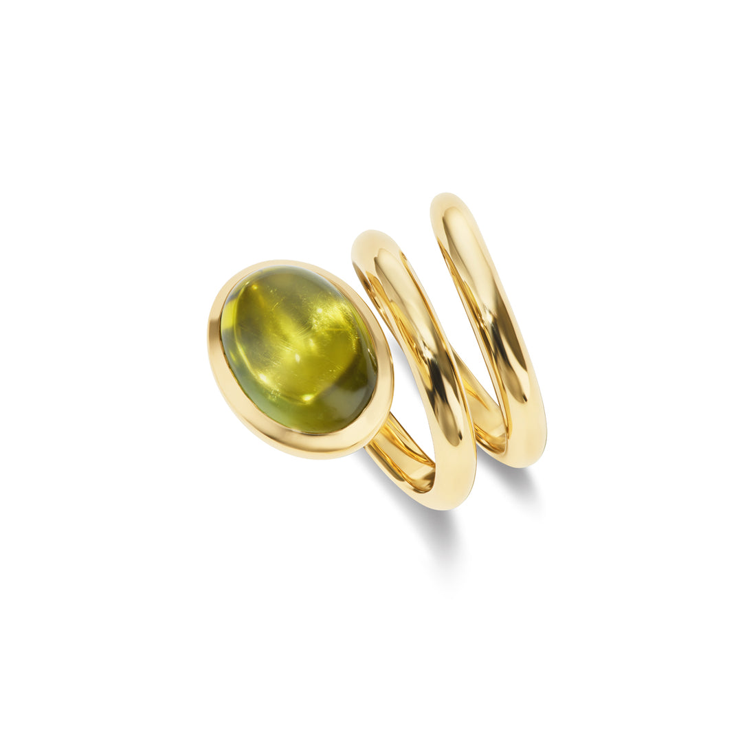 Bobina Ring - Moss Tourmaline