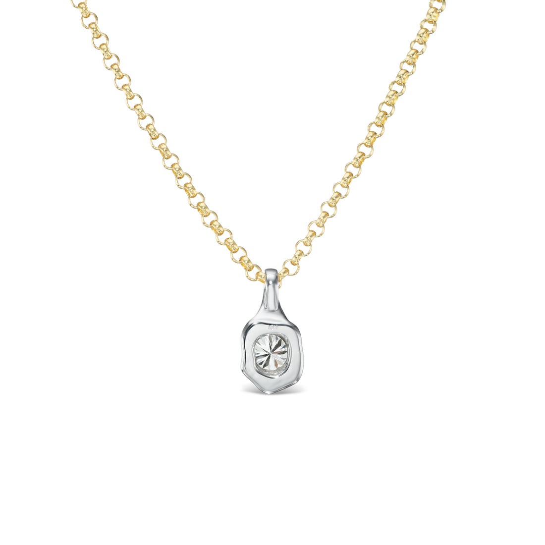 0.75ct Flora Necklace in White Gold
