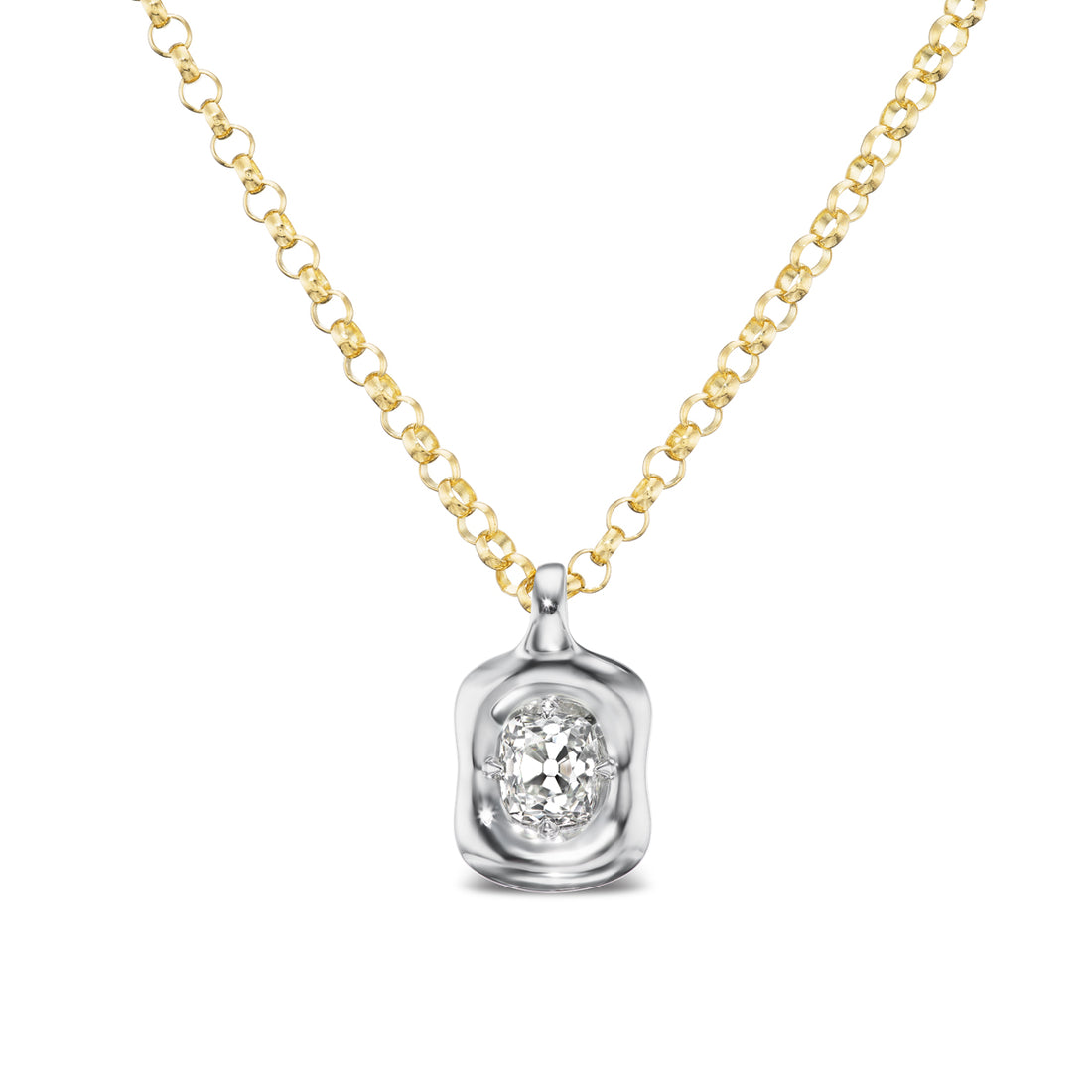 Statement Diamond Nebula Pendant
