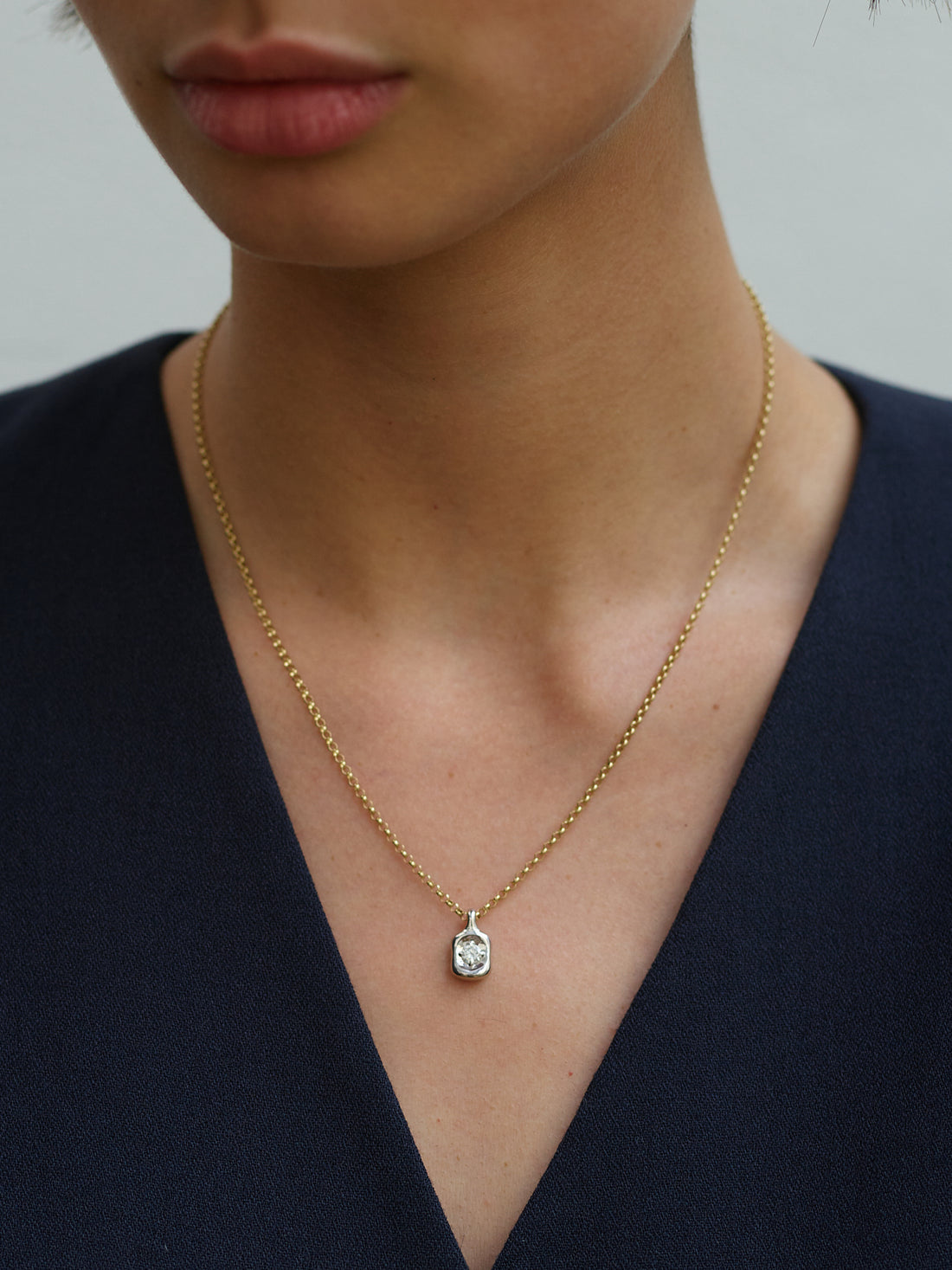 0.25ct Nebula Necklace in White Gold