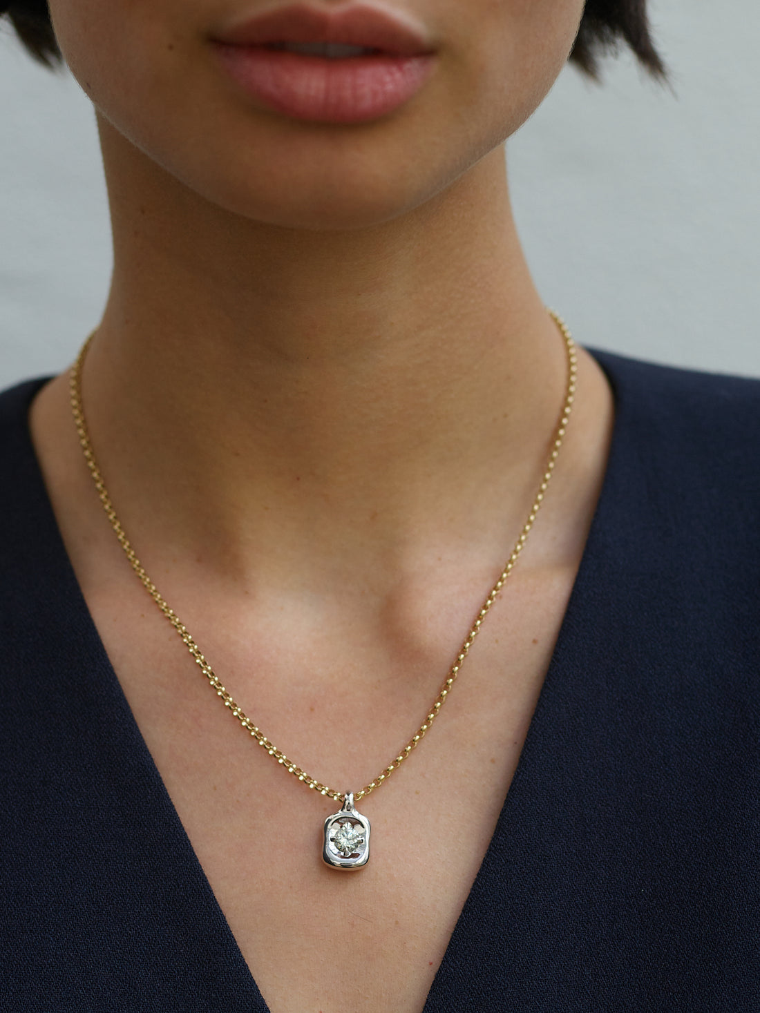 0.75ct Nebula Necklace in White Gold