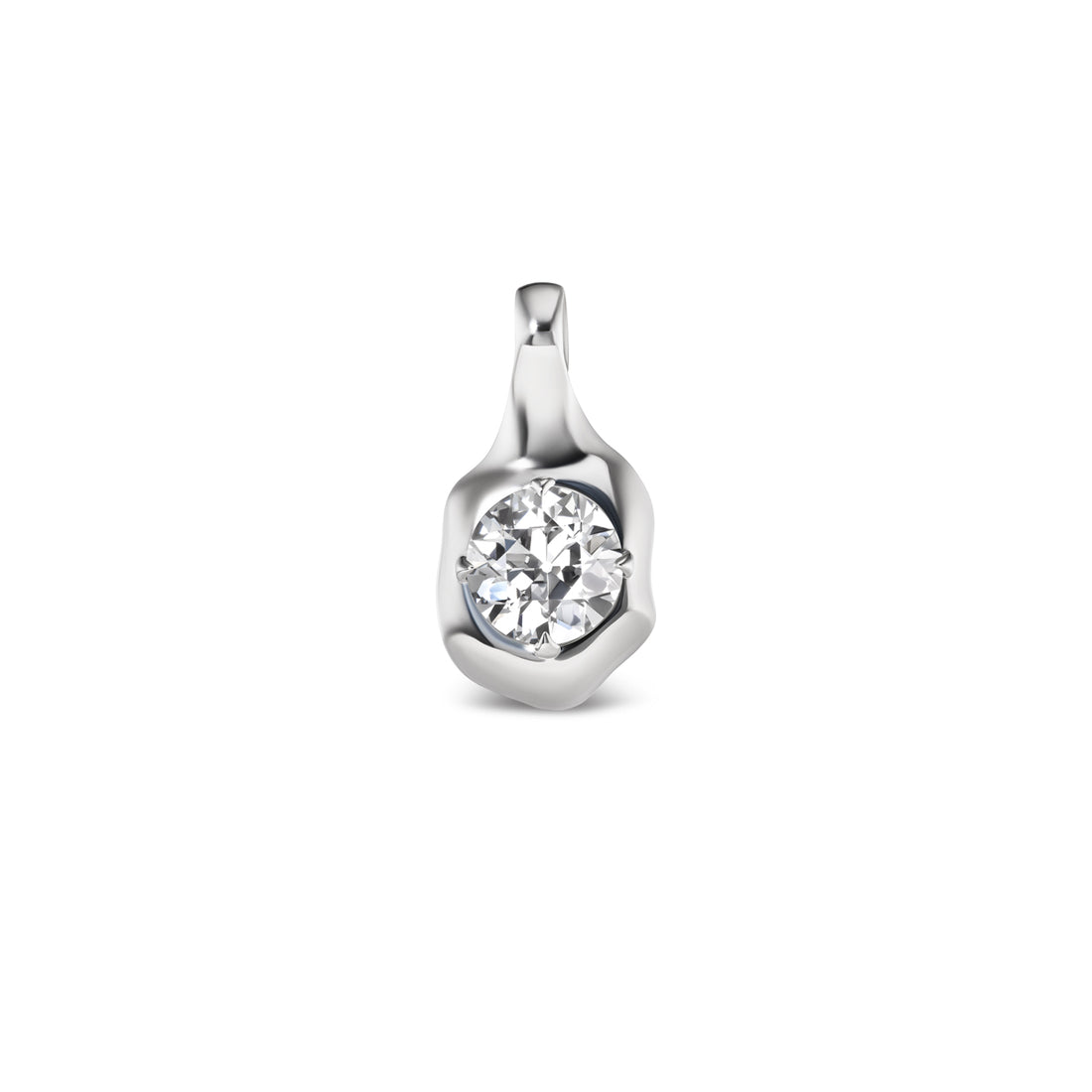 1.88ct Flora Pendant in White Gold