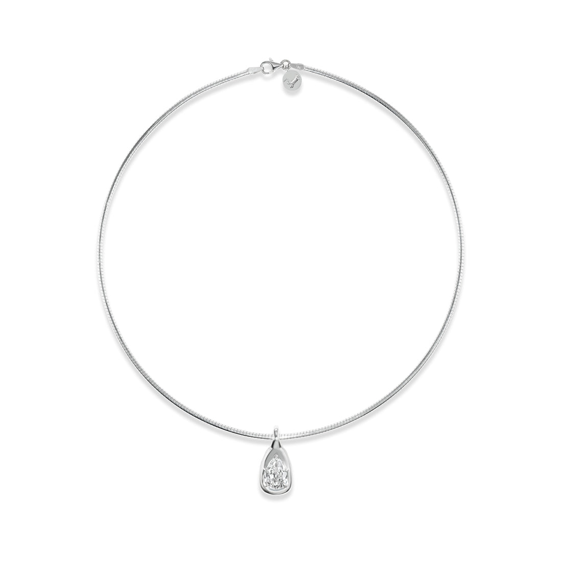 2.30ct Statement Pear Nebula Pendant