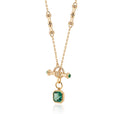 Voluta Chain with Emerald Drop, Contact Us