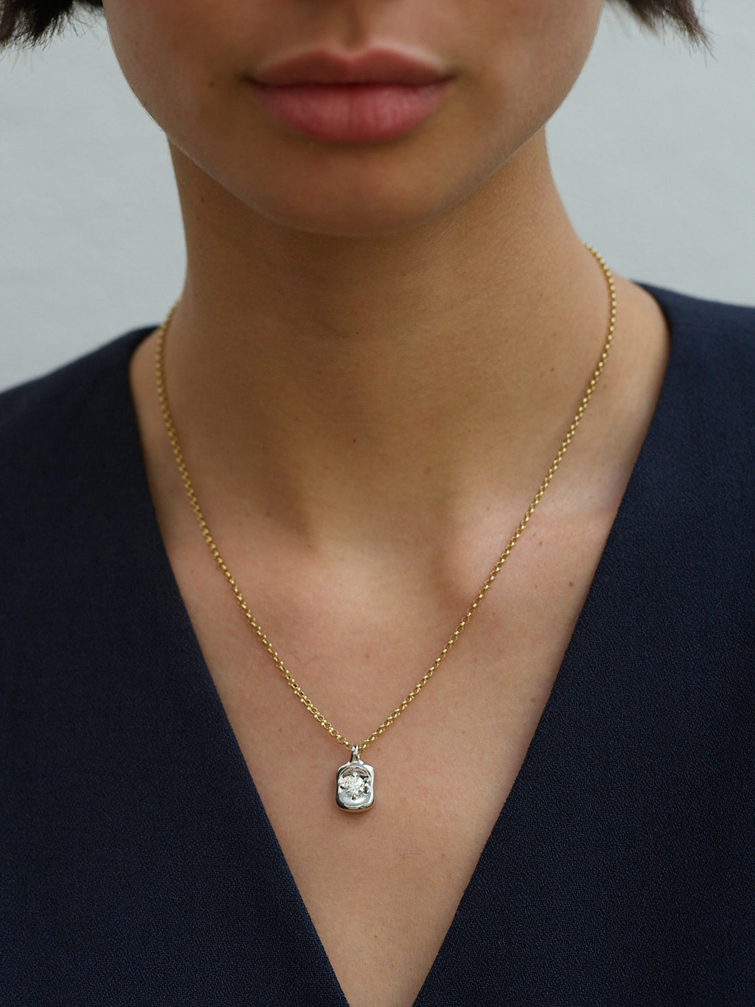 0.50ct Nebula Necklace in White Gold