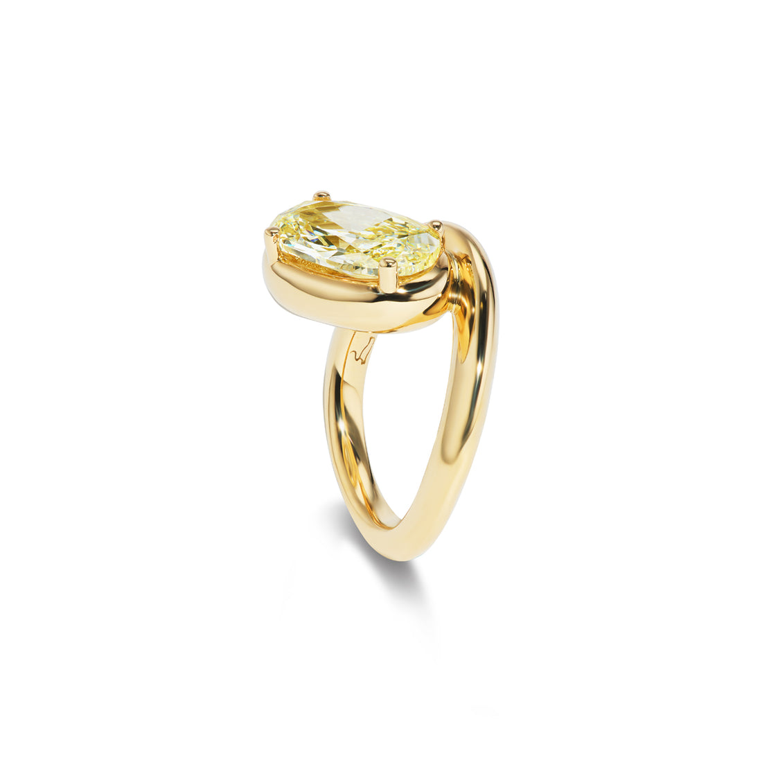 2.53ct Tilted Perch Ring