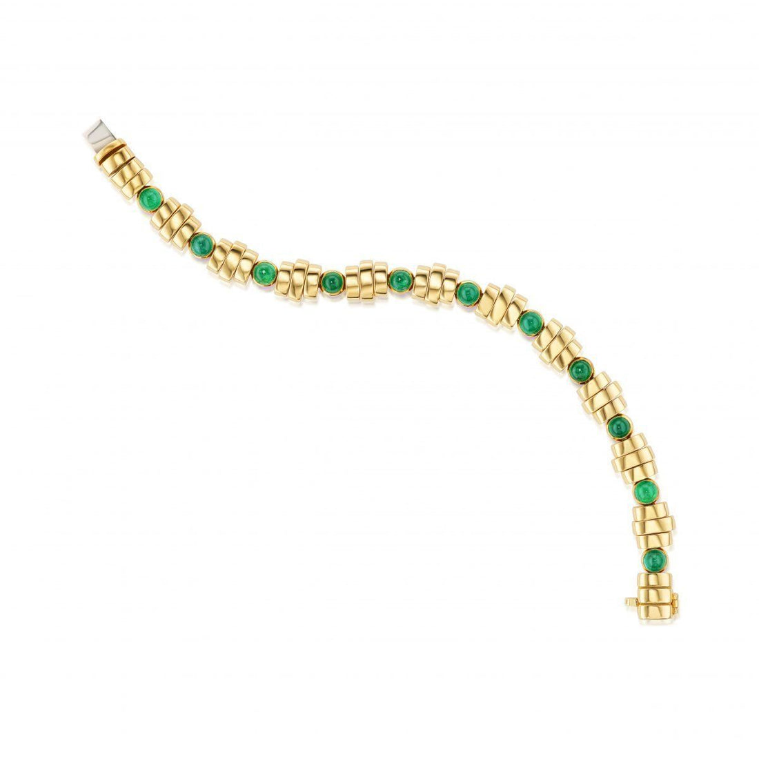 Emerald Gatsby Bracelet