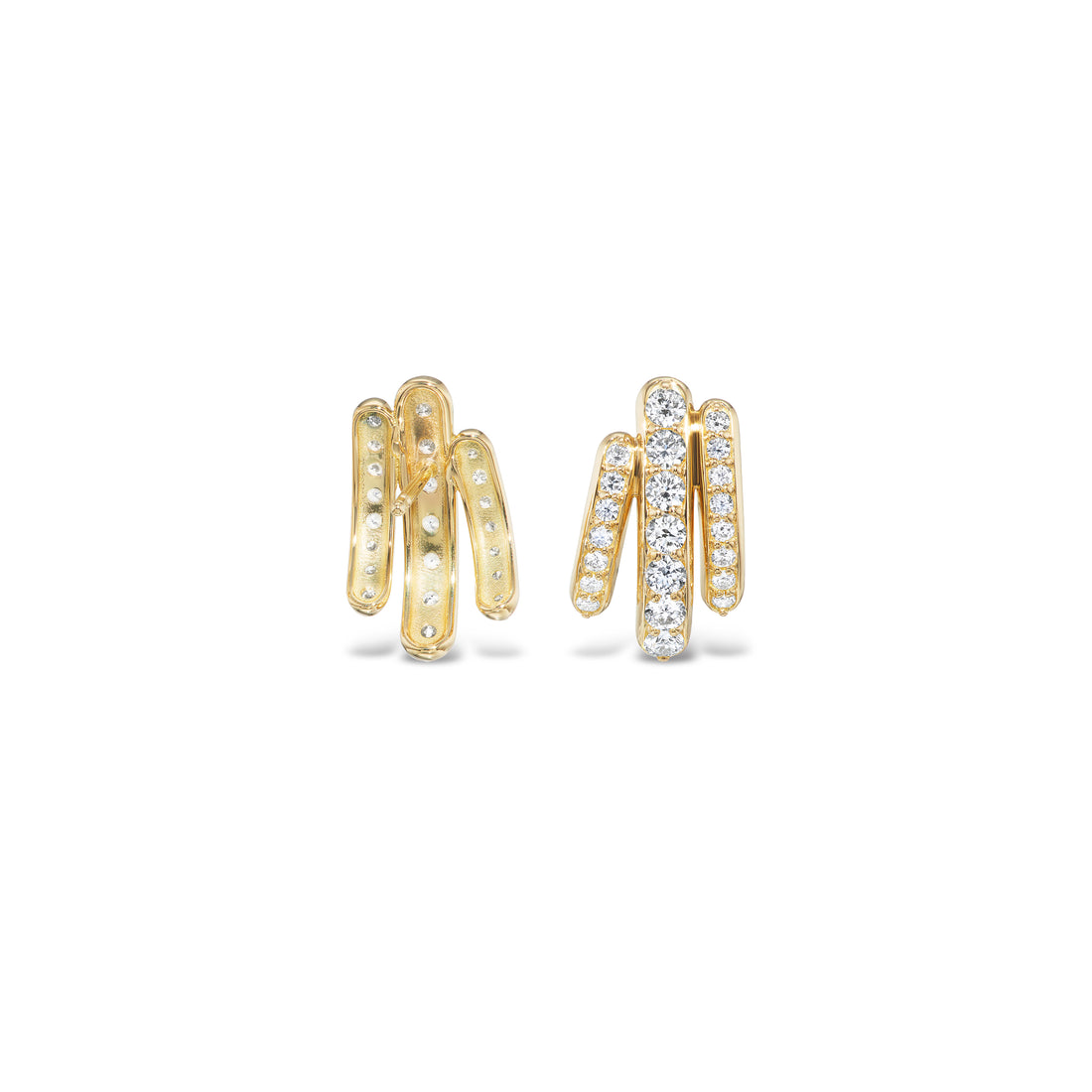 Small Diamond Gatsby Earrings