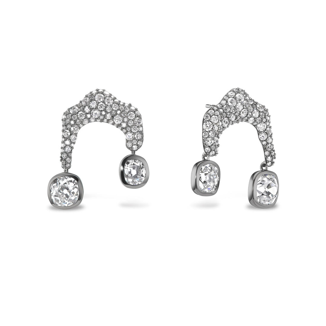All Diamond Boda Earrings