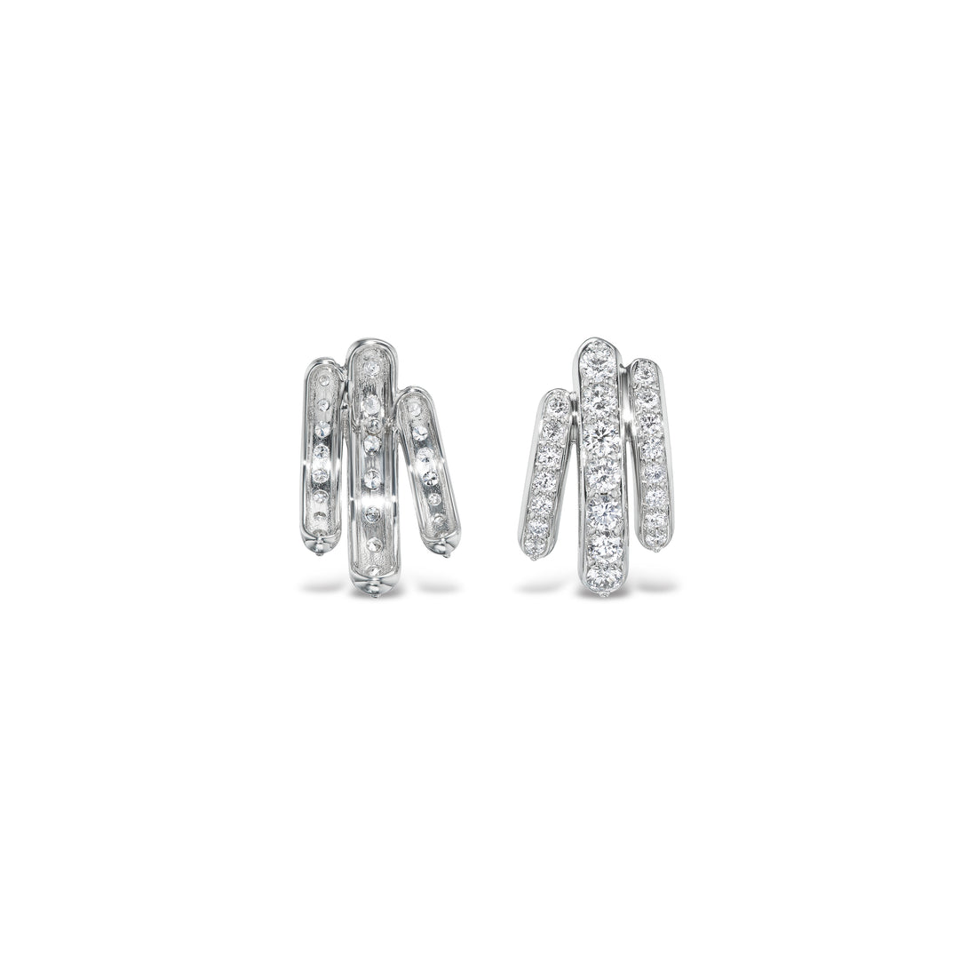 Small Diamond Gatsby Earrings