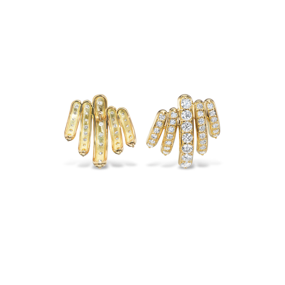 Medium Diamond Gatsby Earrings