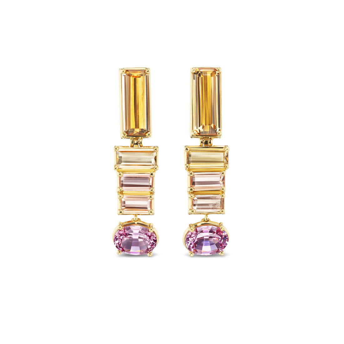 Broken Key Rivière Earrings