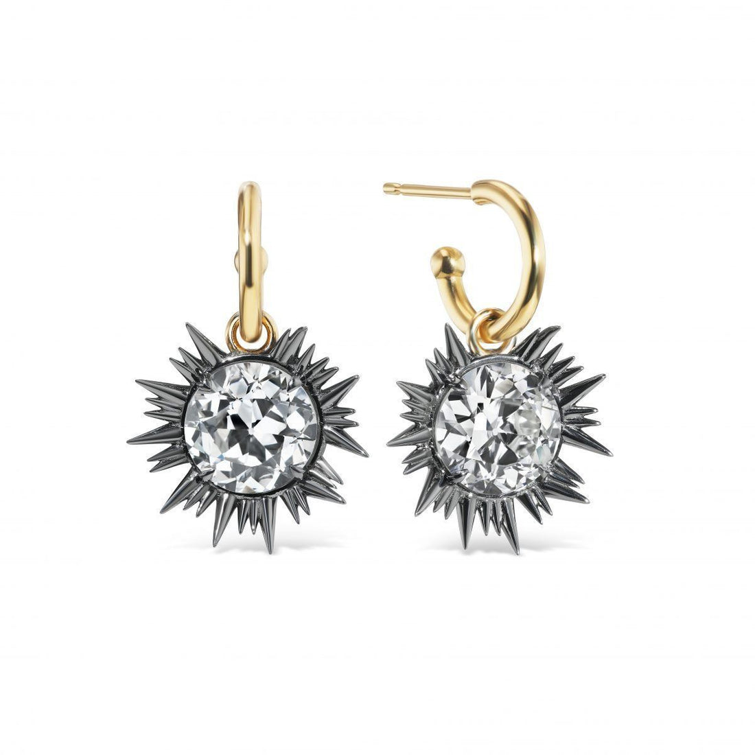 Diamond Uni Drop Earrings