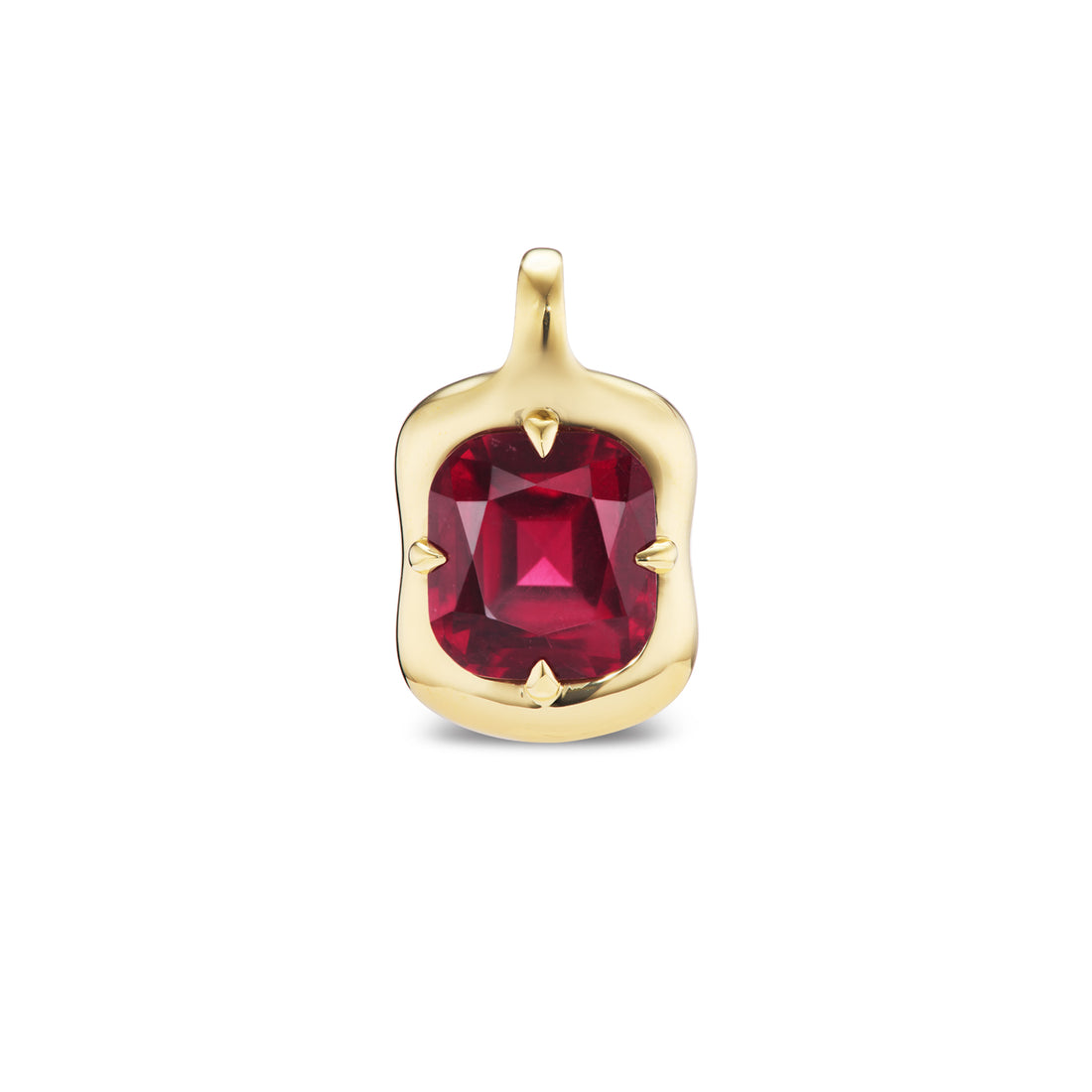 Rubellite Nebula Pendant