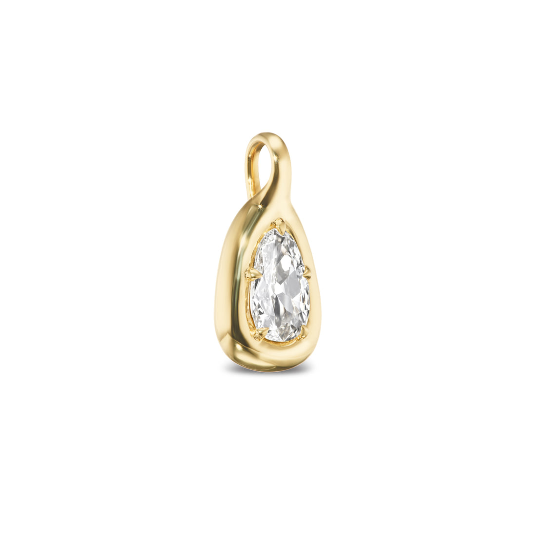 2.02ct Pear Nebula Pendant