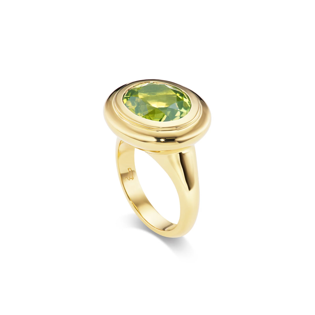 Power Pinky- Lime Green Tourmaline