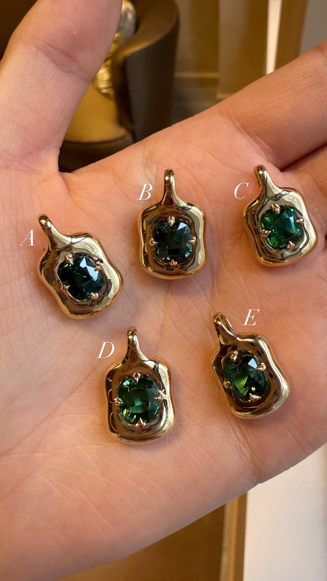 Tourmaline Nebula Pendant