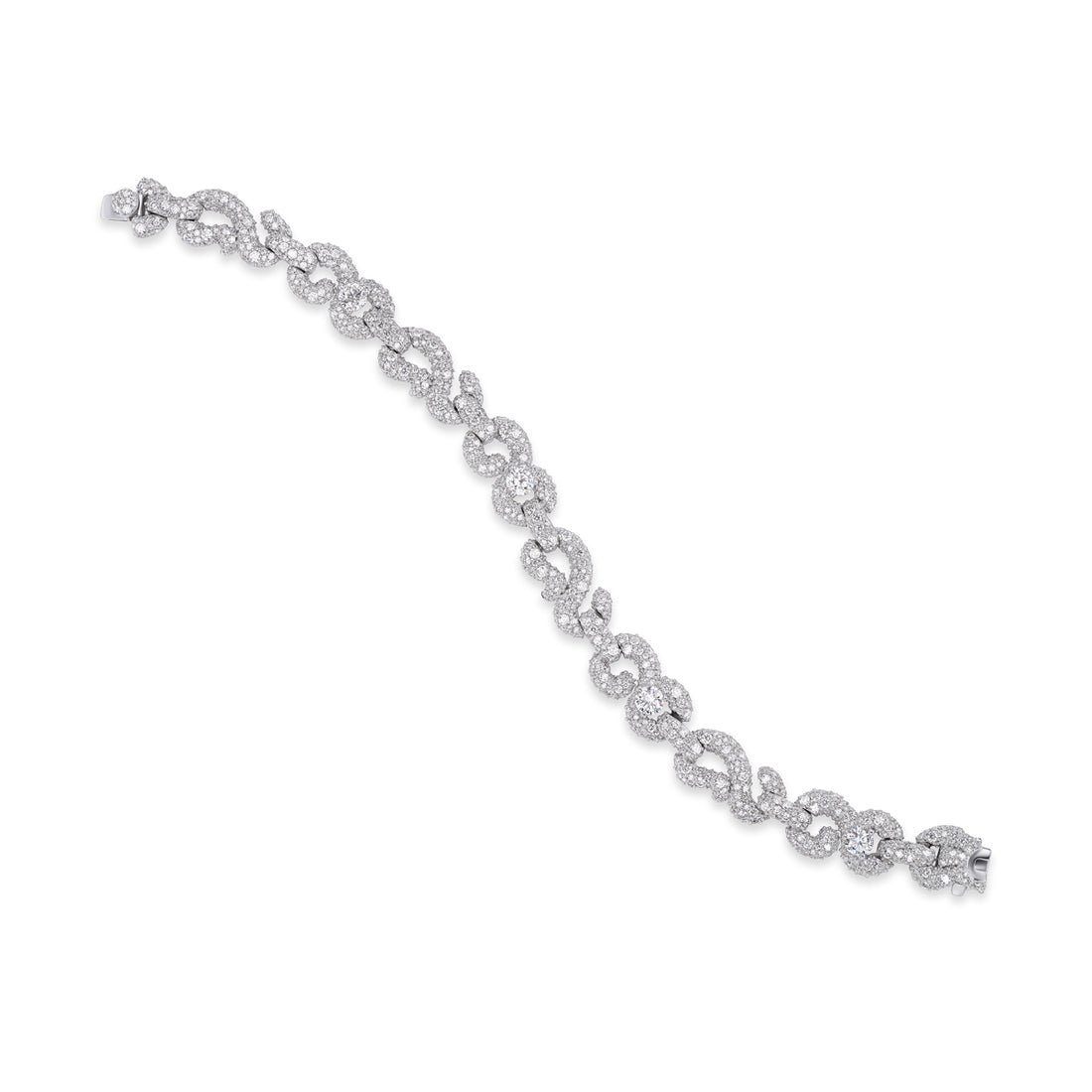 All Diamond Medusa Bracelet