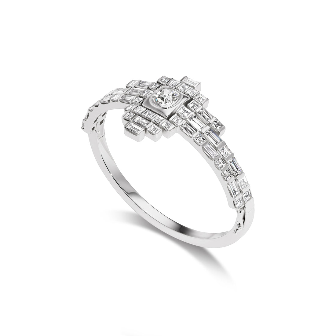 All Diamond Calla Bangle