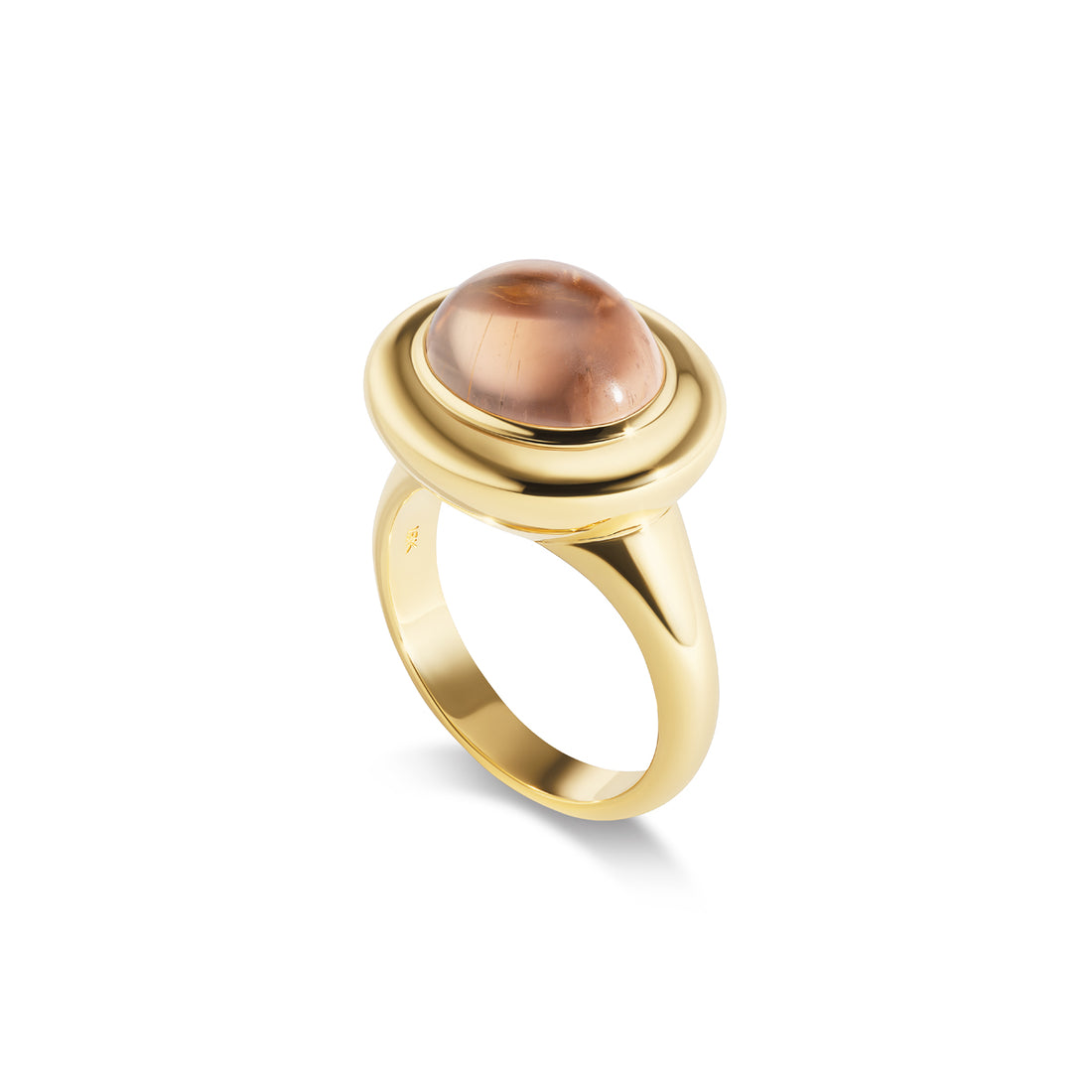 Power Pinky- Apricot Cabochon