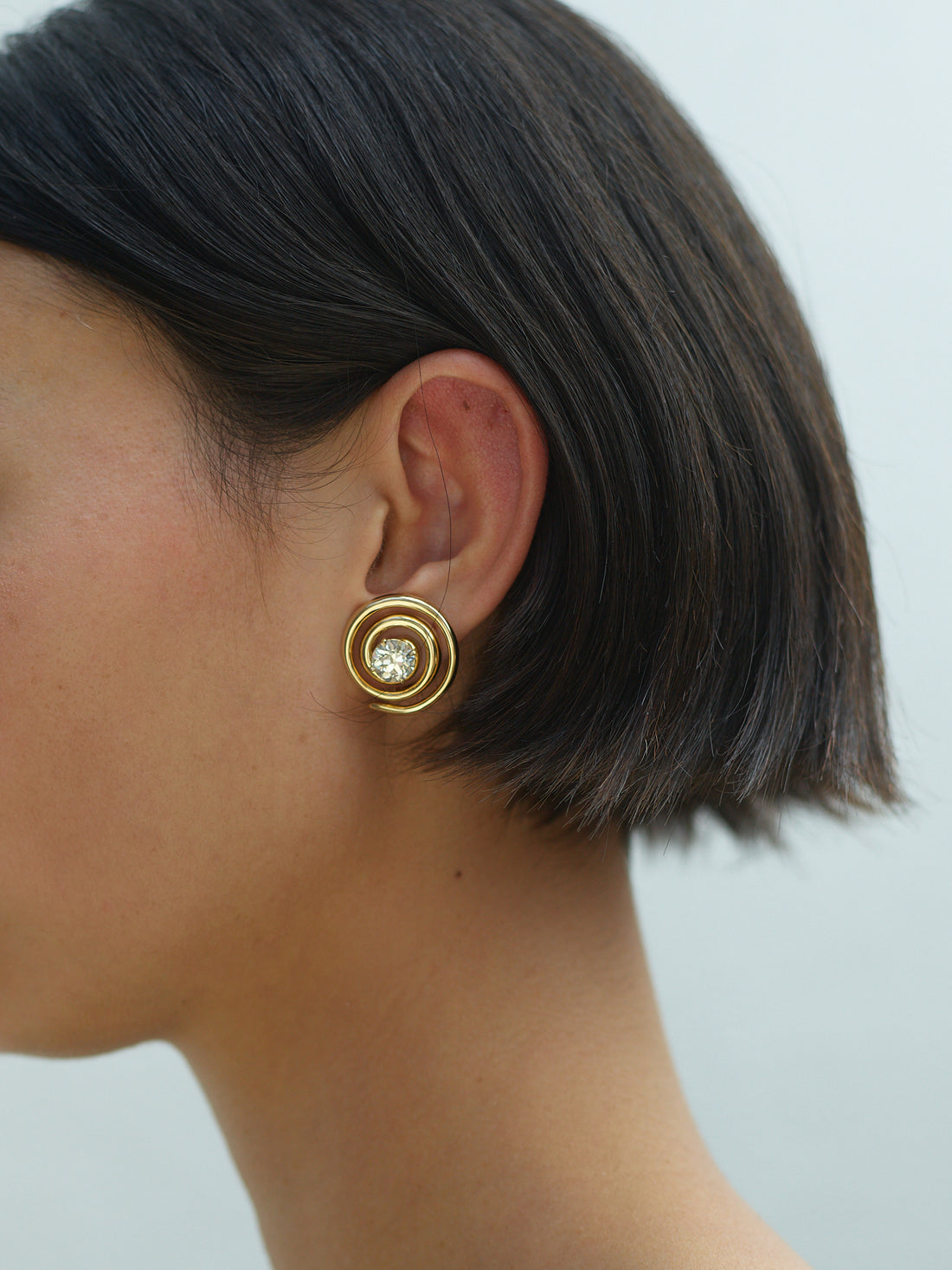 Gold Mega Leca Earrings