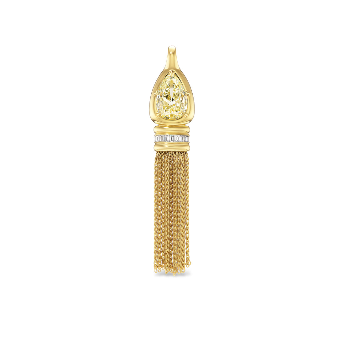Pear Nebula Panache Tassel Pendant